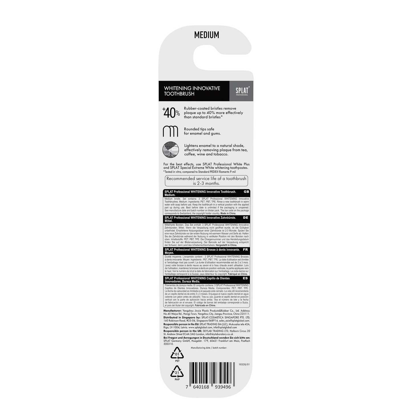 WHITENING TOOTHBRUSH, 2+1