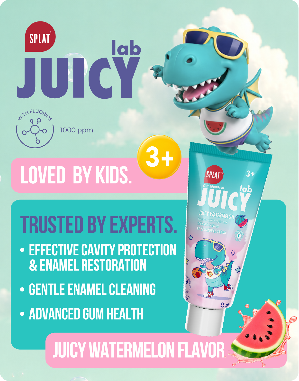 JUICY WATERMELON TOOTHPASTE 55 ML