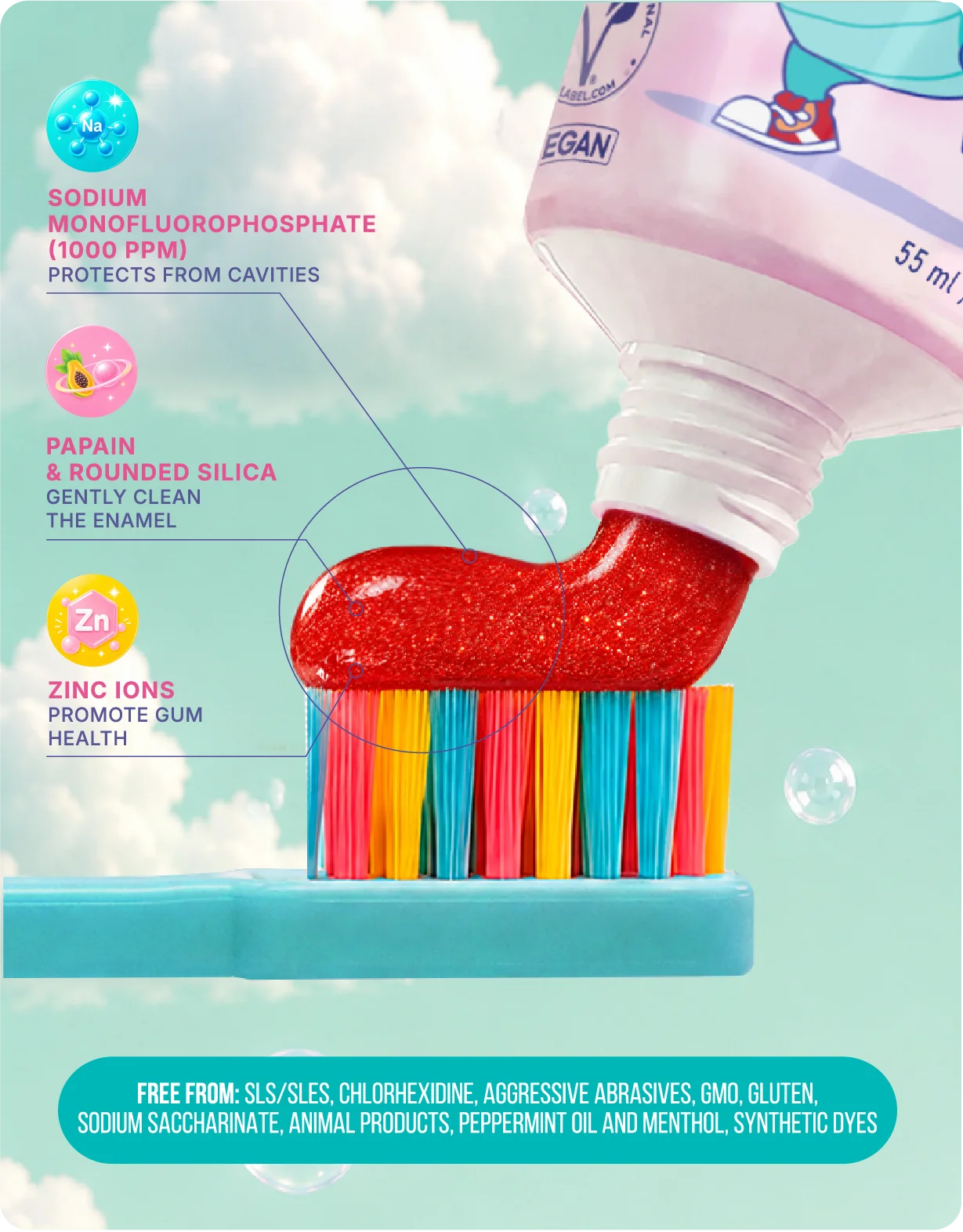 JUICY WATERMELON TOOTHPASTE 55 ML