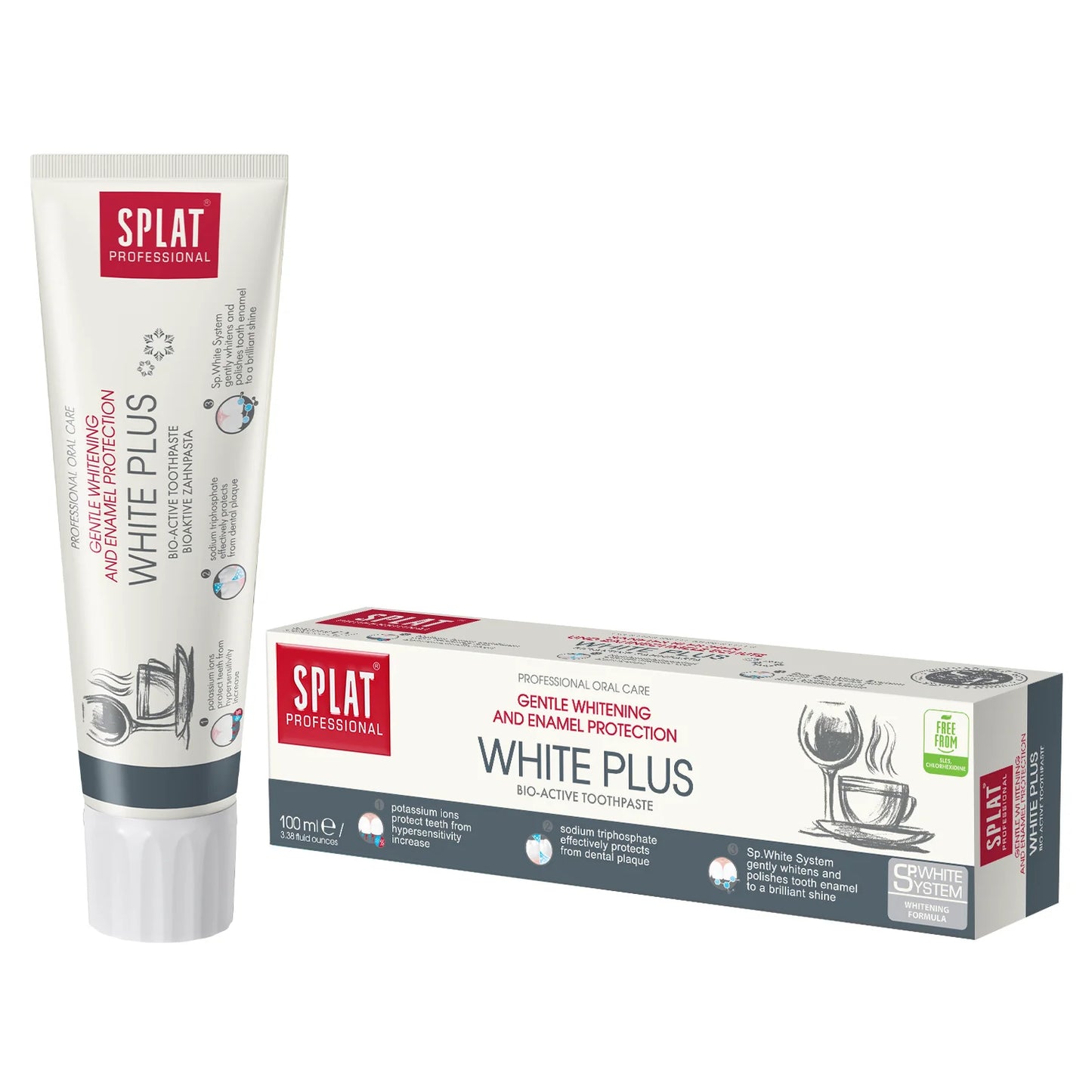 WHITE PLUS TOOTHPASTE 100 ML
